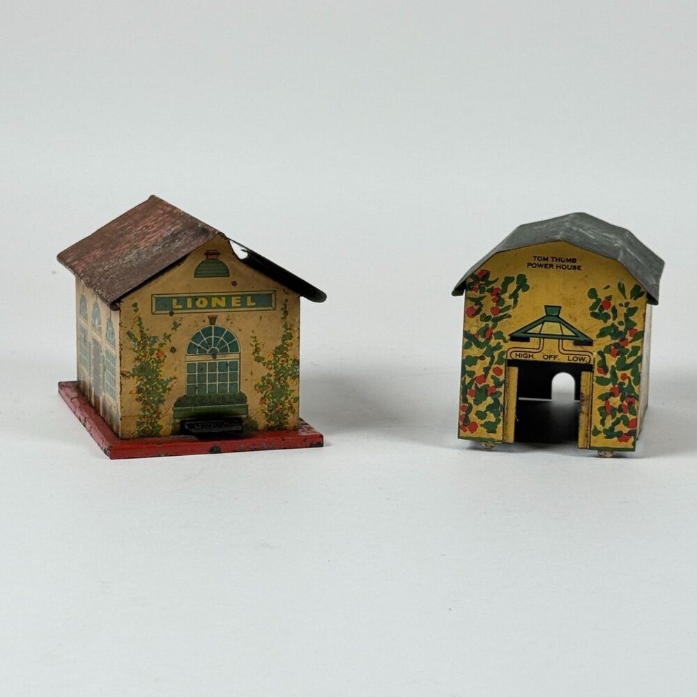 Lionel O Gauge Whistle Train Station Hoge Tom Thumb Power House Station Damaged